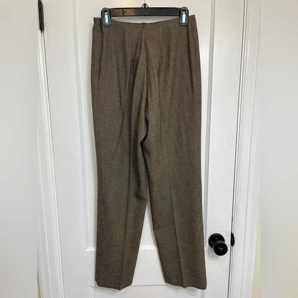 Jones New York tweed black and tan pantsuit, size 4 - Picture 6 of 14